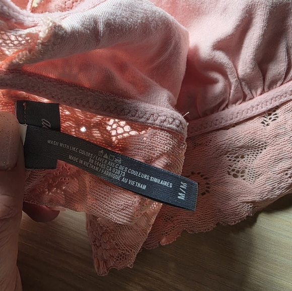 Aerie Lace Cross Back Bralette M - Picture 4 of 7